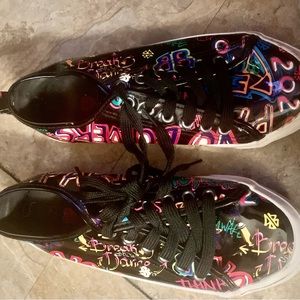 Women Multi Colored Designs Sneakers